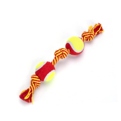 Bavlněné lano s tenisáky 30cm Nobleza