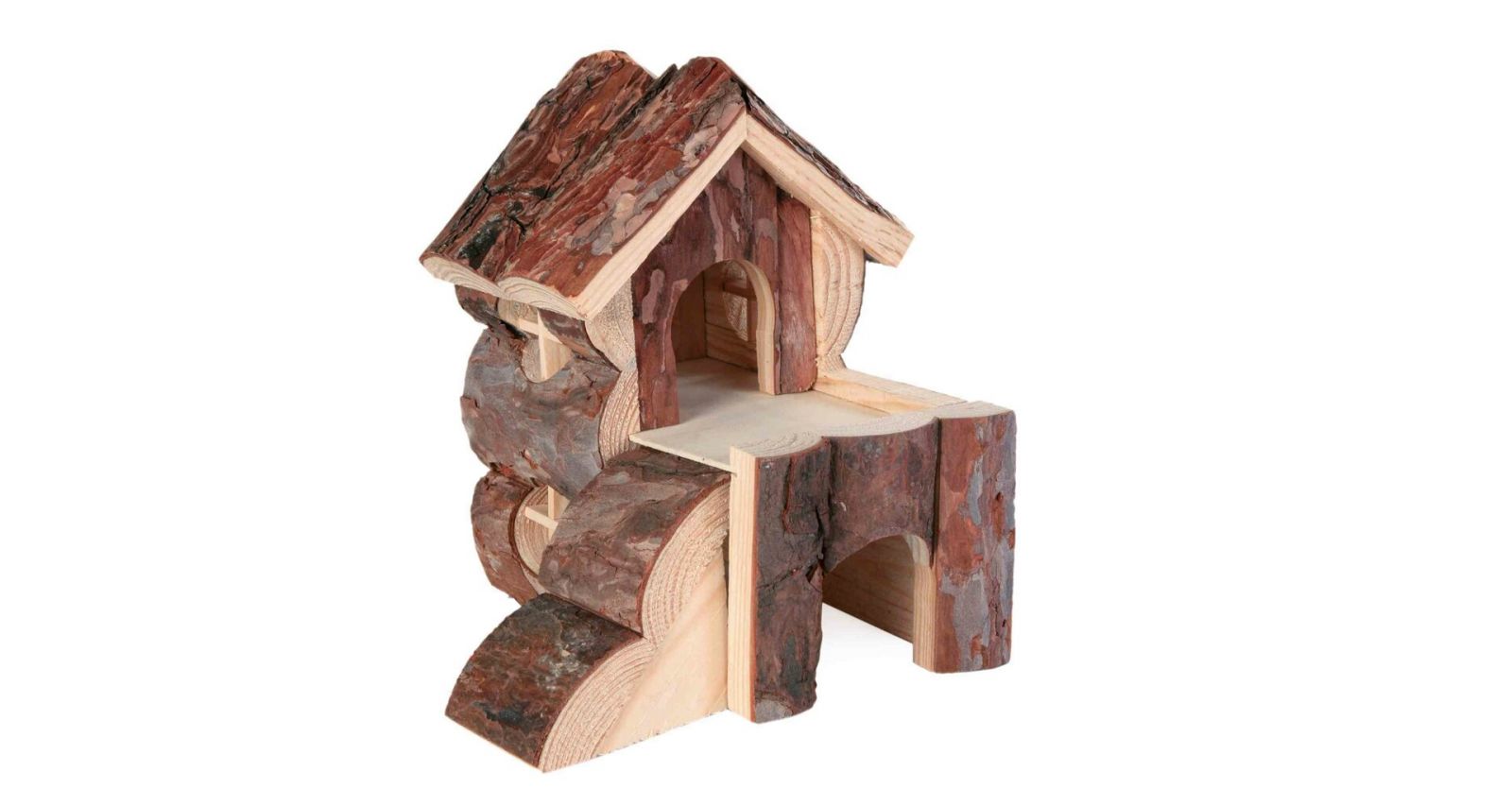 Dřevěný domek BJORK pro křečky, 2 místnosti 15 x 15 x 16 cm TRIXIE