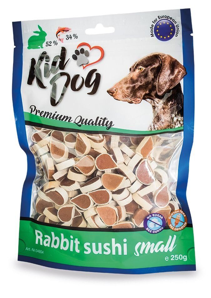 KIDDOG králičí malé suši 250g