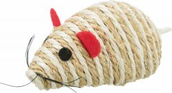 Myš se štěrchacími kuličkami uvnitř, sisal 10 cm TRIXIE