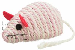 Myš se štěrchacími kuličkami uvnitř, sisal 10 cm TRIXIE