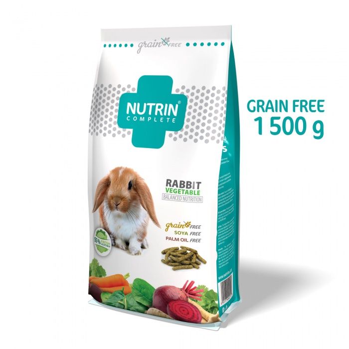 NUTRIN Complete Králík Vegetable - GRAIN FREE 1500 g
