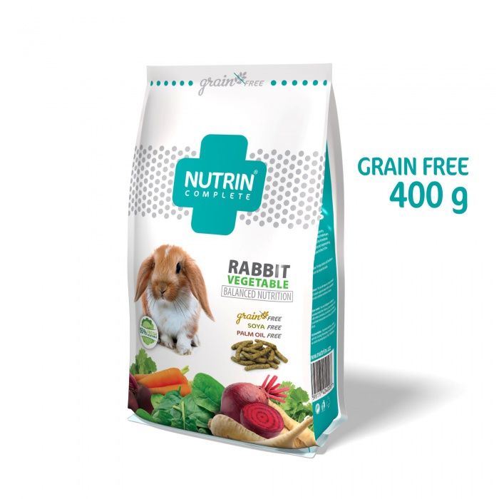 NUTRIN Complete Králík Vegetable - GRAIN FREE 400g
