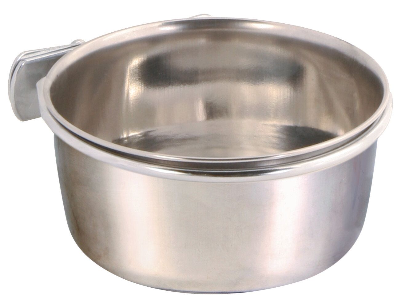 TRIXIE Nerezové krmítko s pevným úchytem do klece 300ml/9cm