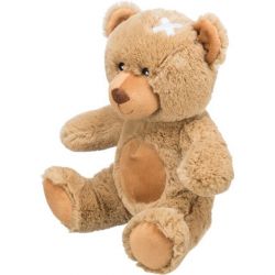 Be Eco medvěd TEDDY, plyšová hračka se zvukem, 23 cm