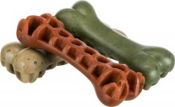 Denta Fun Veggie Honey Comb Bone, kostička s mořskou řasou 12 cm, 58g