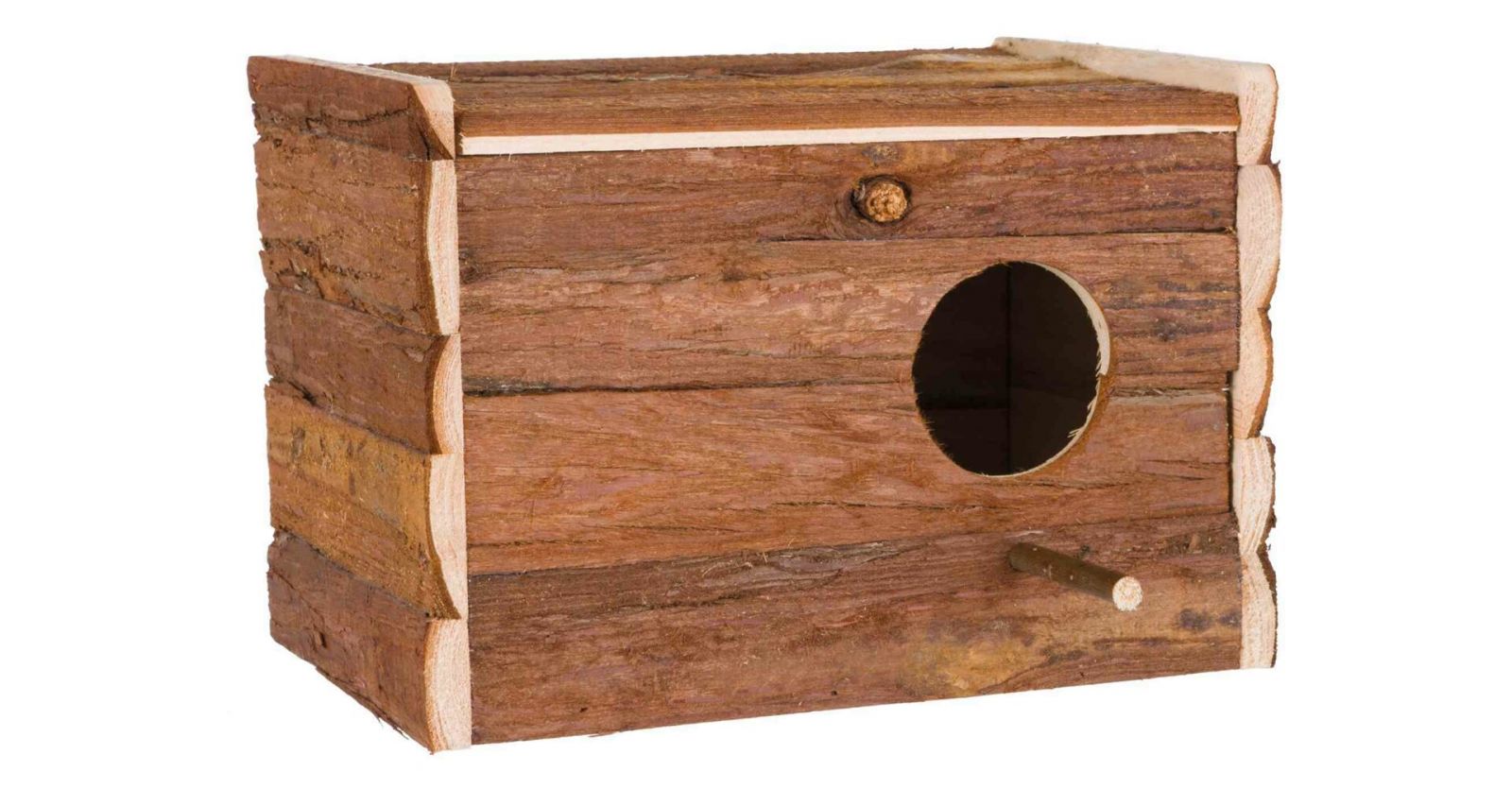 Hnízdící budka z přírodního dřeva pro andulky 30x20x20 cm TRIXIE