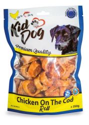 KIDDOG kuřecí masíčko na tresčí rolce 250 g