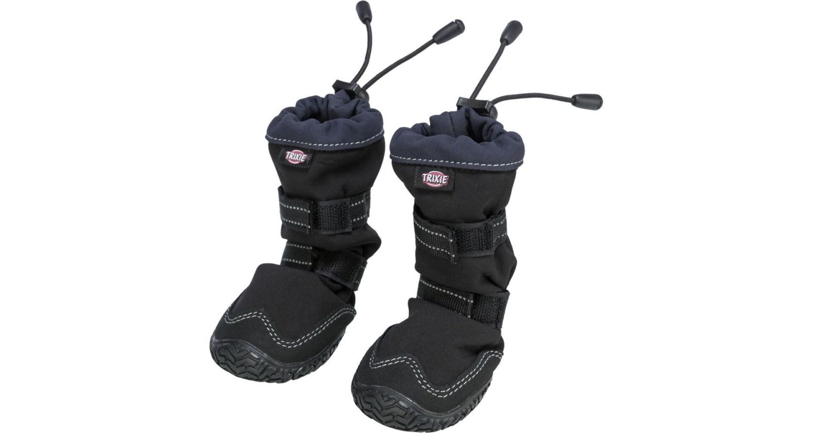 Walker Active Long L, ochranné boty pro psy, 2ks, černá