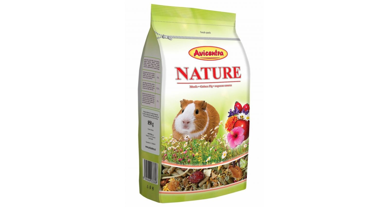 AVICENTRA NATURE PREMIUM morče 850g