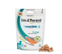 I´M DIFFERRENT SNACK pstruh - mrazem sušený pamlsek, 40 g