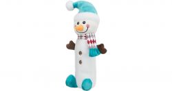 Xmas SNOWMAN, plyšový sněhulák s pet lahví uvnitř, 38 cm