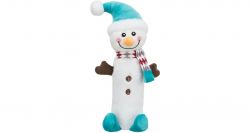 Xmas SNOWMAN, plyšový sněhulák s pet lahví uvnitř, 38 cm
