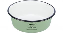 Miska smalt/nerez,  0,3 l/ø 12 cm, zelená