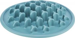 Protihltací talíř Slow feeding PILLARS, k pomalému krmení, TPE, ø 35 cm, modrá
