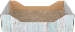 Škrabací pelech s catnipem, 45 x 12 x 33 cm, karton