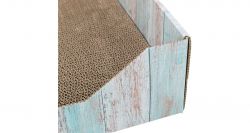 Škrabací pelech s catnipem, 45 x 12 x 33 cm, karton