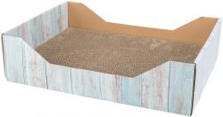 Škrabací pelech s catnipem, 45 x 12 x 33 cm, karton