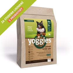 YOGGIES Dog Jehněčí a bílá ryba 2kg