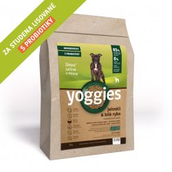 YOGGIES Dog Mini Jehněčí a bílá ryba 2kg