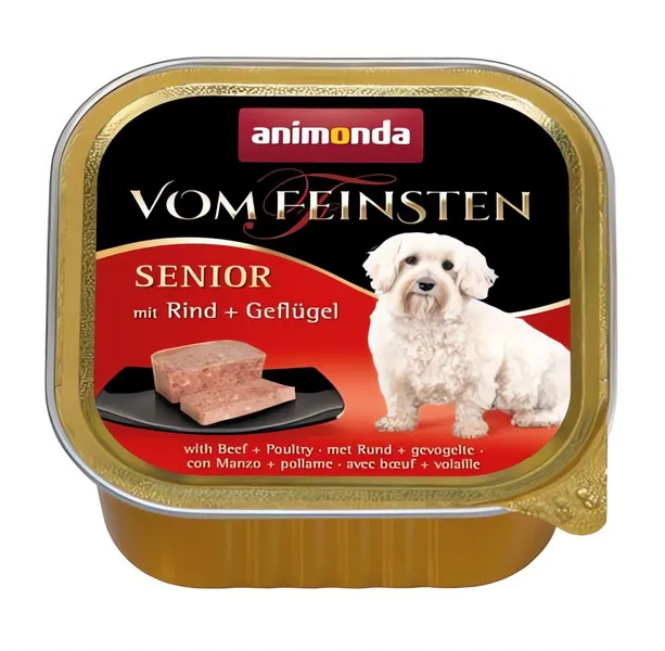 ANIMONDA paštika SENIOR - hovězí, kuře pro psy 150g