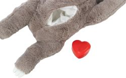 JUNIOR lenochod s tlukoucím srdcem, plyš, 34 cm TRIXIE