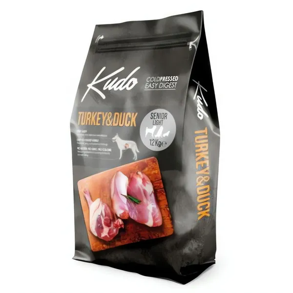 Kudo Dog LG Senior&Light All Size Turkey & Duck 3kg