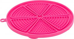 Lick´n´Snack KRUH s přísavkami - lízací podložka, 18 cm, TPR/plast, pink