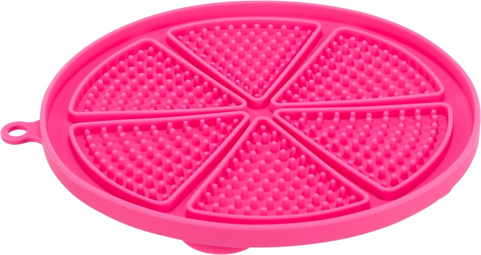 Lick´n´Snack KRUH s přísavkami - lízací podložka, 18 cm, TPR/plast, pink TRIXIE