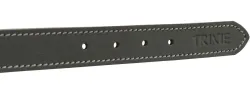 Obojek RUSTIC kožený, M: 37-44 cm/ 25 mm, šedá TRIXIE