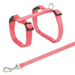 Postroj s rychlouzávěry + vodítko na kočku 26-43cm/10mm 1,2m TRIXIE