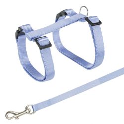 Postroj s rychlouzávěry + vodítko na kočku 26-43cm/10mm 1,2m TRIXIE