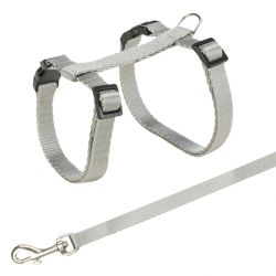 Postroj s rychlouzávěry + vodítko na kočku 26-43cm/10mm 1,2m TRIXIE