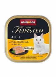 V.Feinsten CORE krůta, hovězí maso + mrkev pro kočky 100g Animonda V.Feinsten CORE krůta, hovězí maso + mrkev pro kočky 100g Animonda