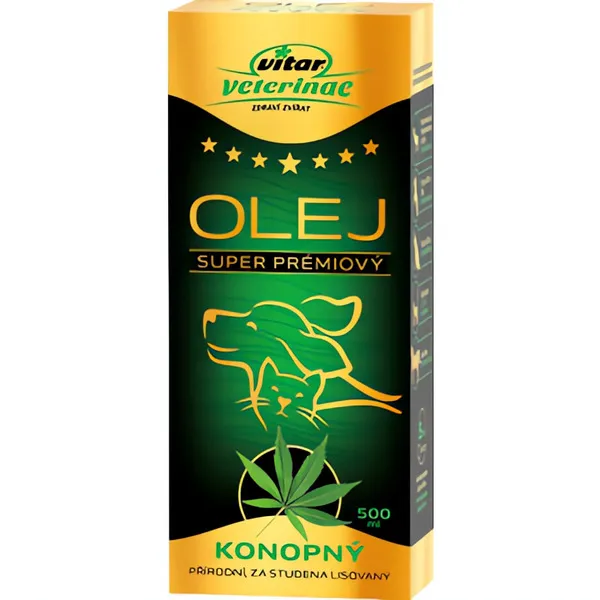 VITAR Veterinae Konopný olej 500ml