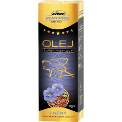 VITAR Veterinae Lněný olej 1000ml