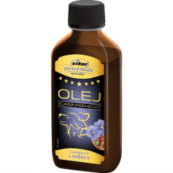 VITAR Veterinae Lněný olej 200ml VITAR Veterinae Lněný olej 200ml