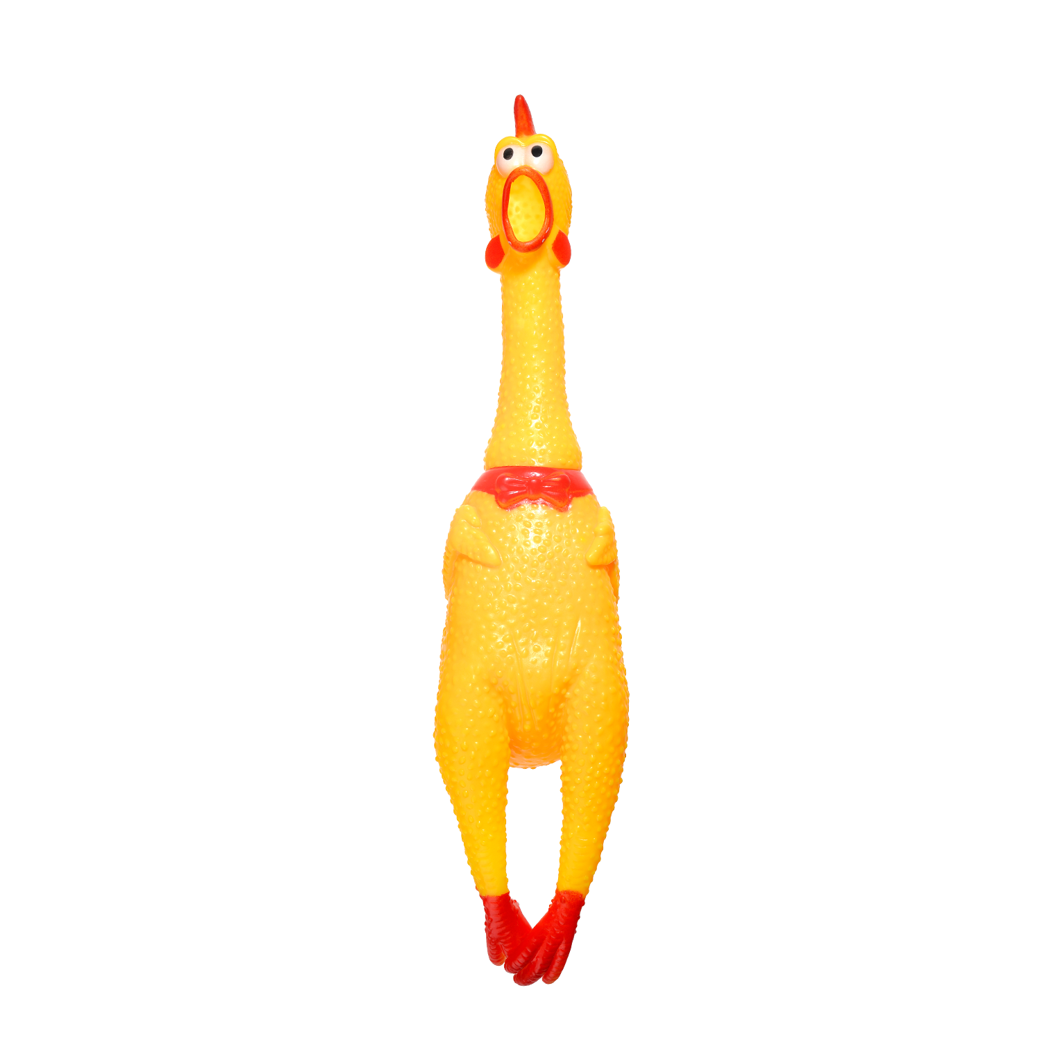 Vinylové kuře žluté 32cm Nobleza