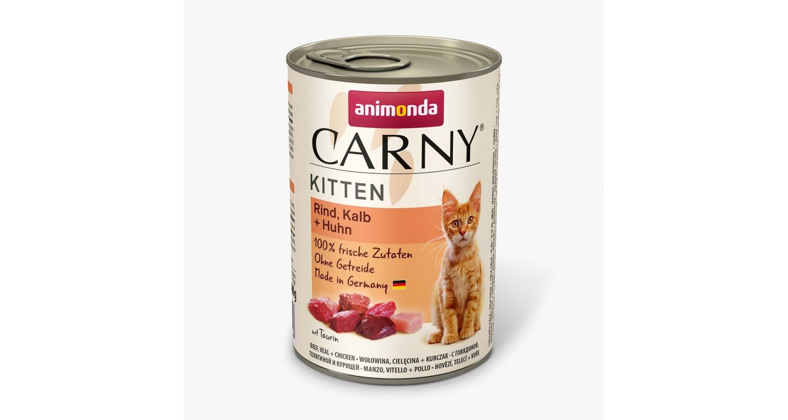 ANIMONDA konzerva CARNY Kitten - telecí + kuřecí + krůta 400g