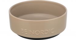 BE NORDIC keramická miska, 1.2l / 18 cm, šedohnědá
