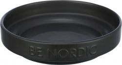 BE NORDIC keramická miska plytká, 0.3l / 16 cm, černá