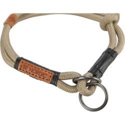 BE NORDIC polostahovací obojek, XS-S: 30 cm/ ø 6 mm, písková/černá TRIXIE