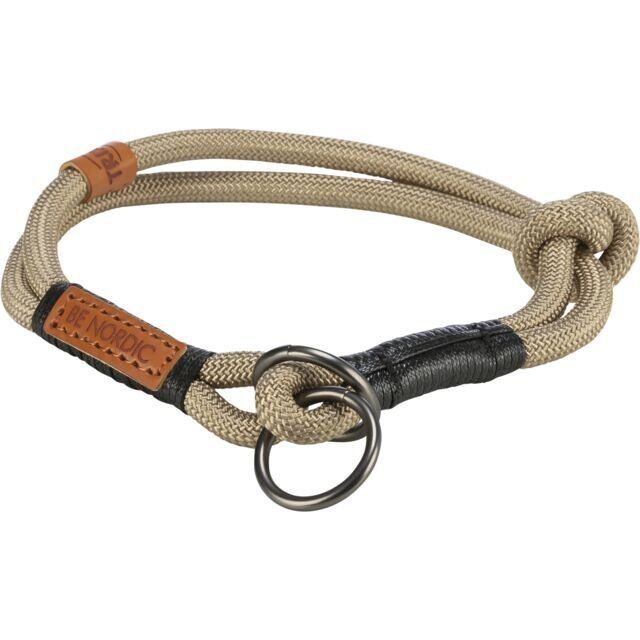 BE NORDIC polostahovací obojek, XS-S: 30 cm/ ø 6 mm, písková/černá TRIXIE