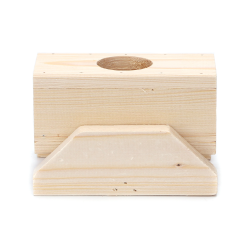 Dřevěná hračka pro křečky/domeček 8x13cm Nobleza