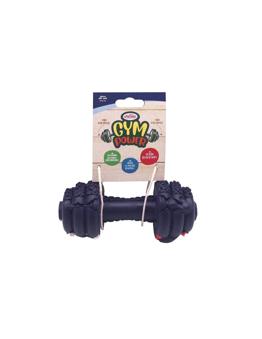 Hračka pro psy GYM POWER Činka - 15,2cm Record