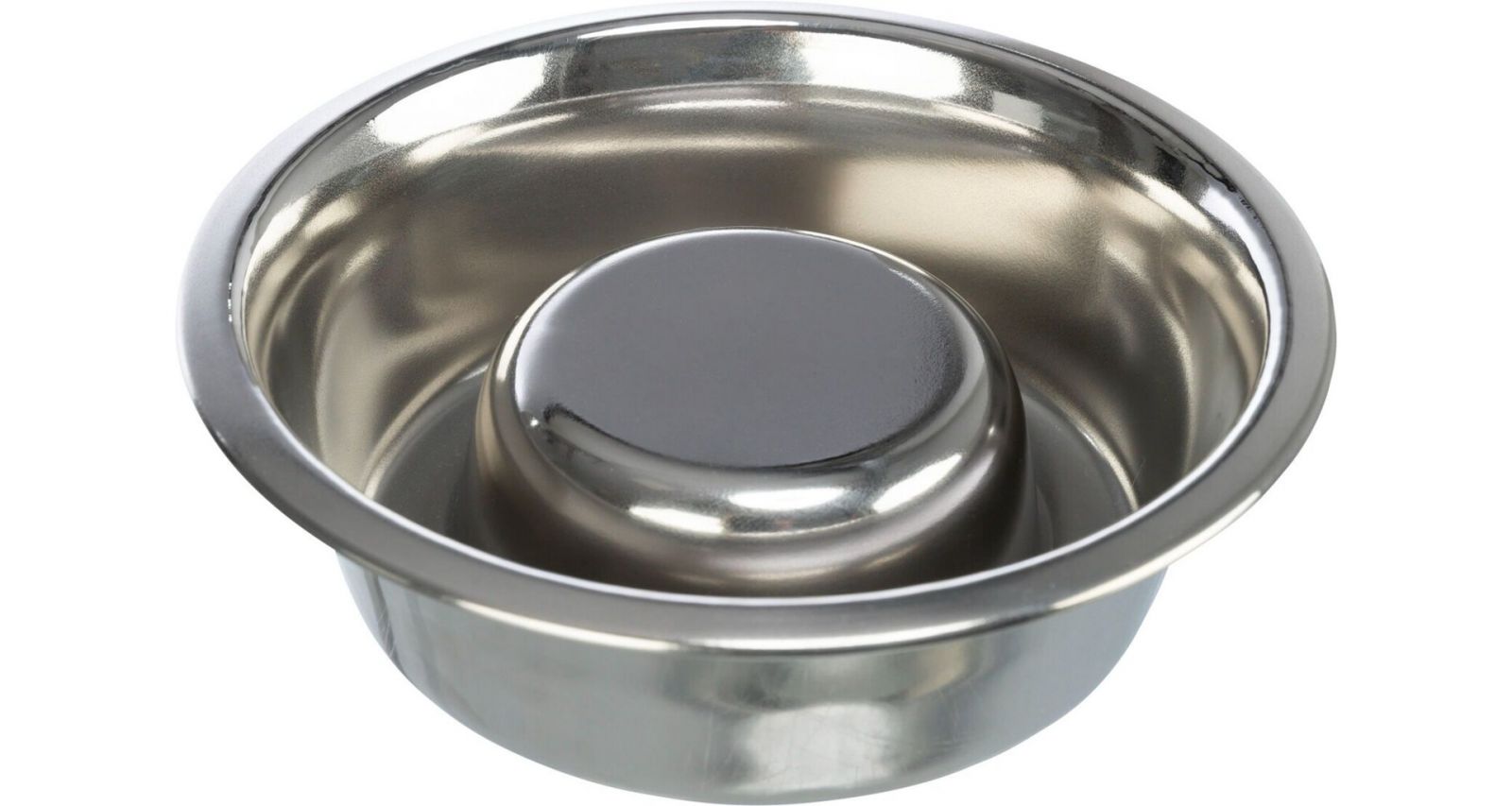 Miska k pomalému krmení, nerez 1,5 l/ø 24 cm TRIXIE