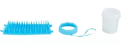 PAW CLEANER - kalíšek k čištění tlapek, S-M, silikon/plast, modrá TRIXIE