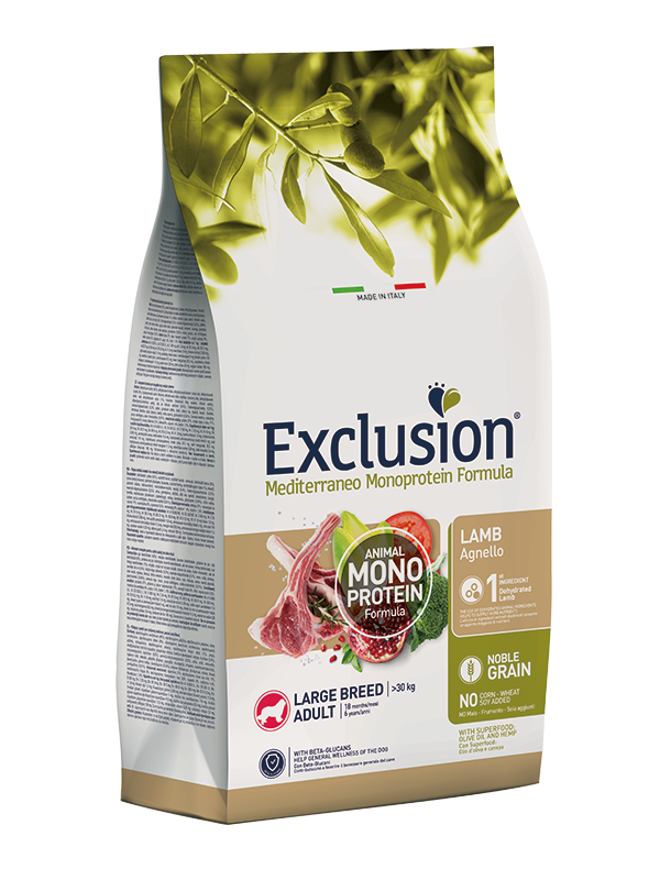 Exclusion Mediterraneo Adult Large Lamb 12kg