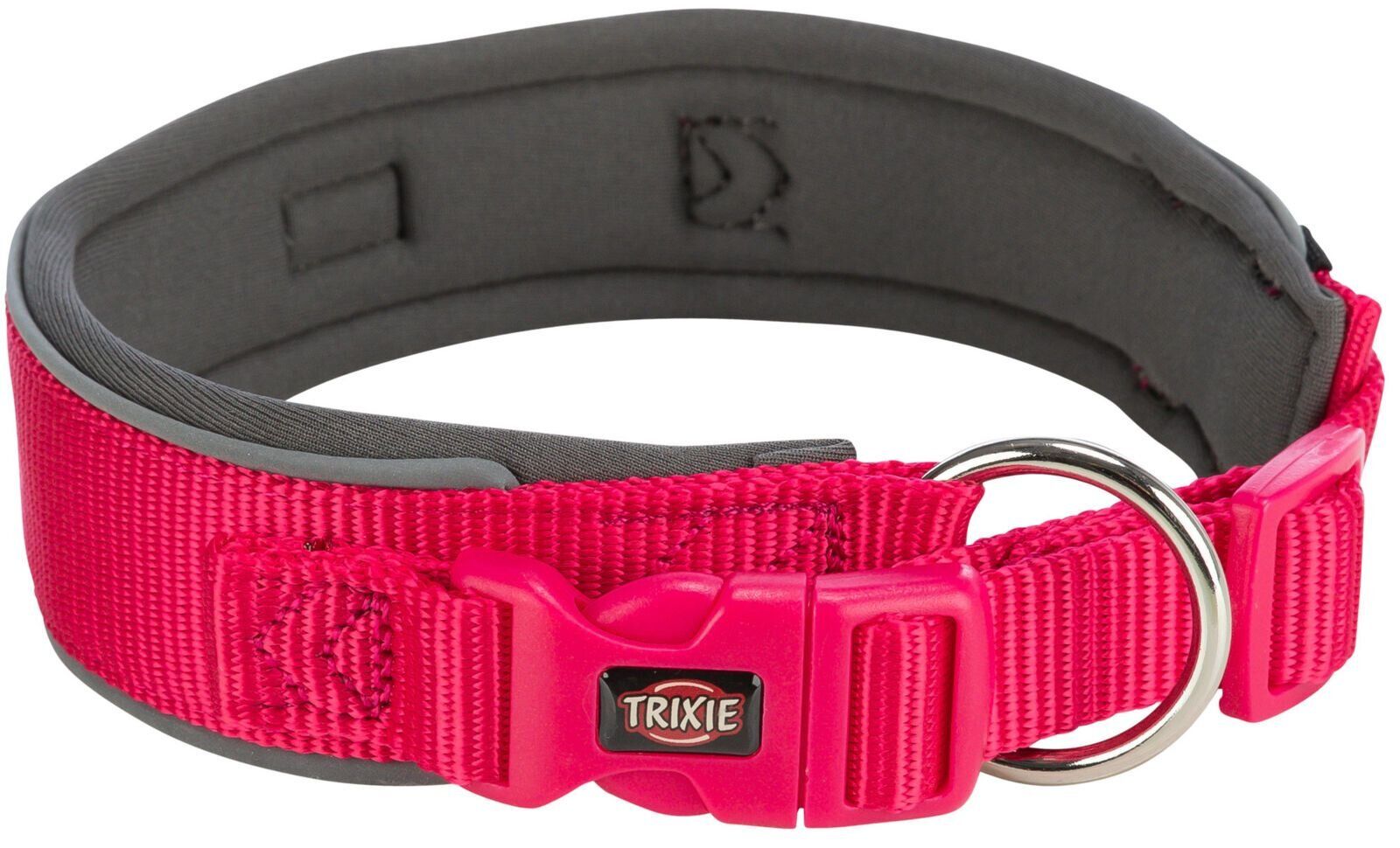 PREMIUM obojek extra široký, S-M: 33-42 cm/35 mm, fuchsia/grafit TRIXIE