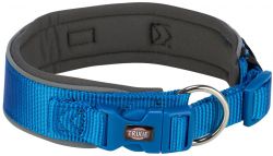 PREMIUM obojek extra široký, XS-S: 27-35 cm/25 mm, královská modrá/grafit TRIXIE